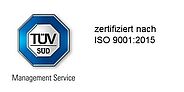 Logo Zertifizierung TÜV ISO 9001